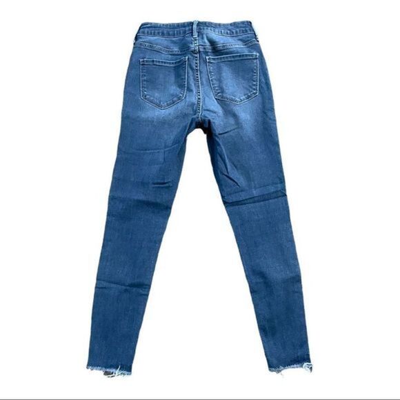Old Navy Exposed Button Fly Rock‎ Star Super Skinny Jean Size 2 - Picture 3 of 7